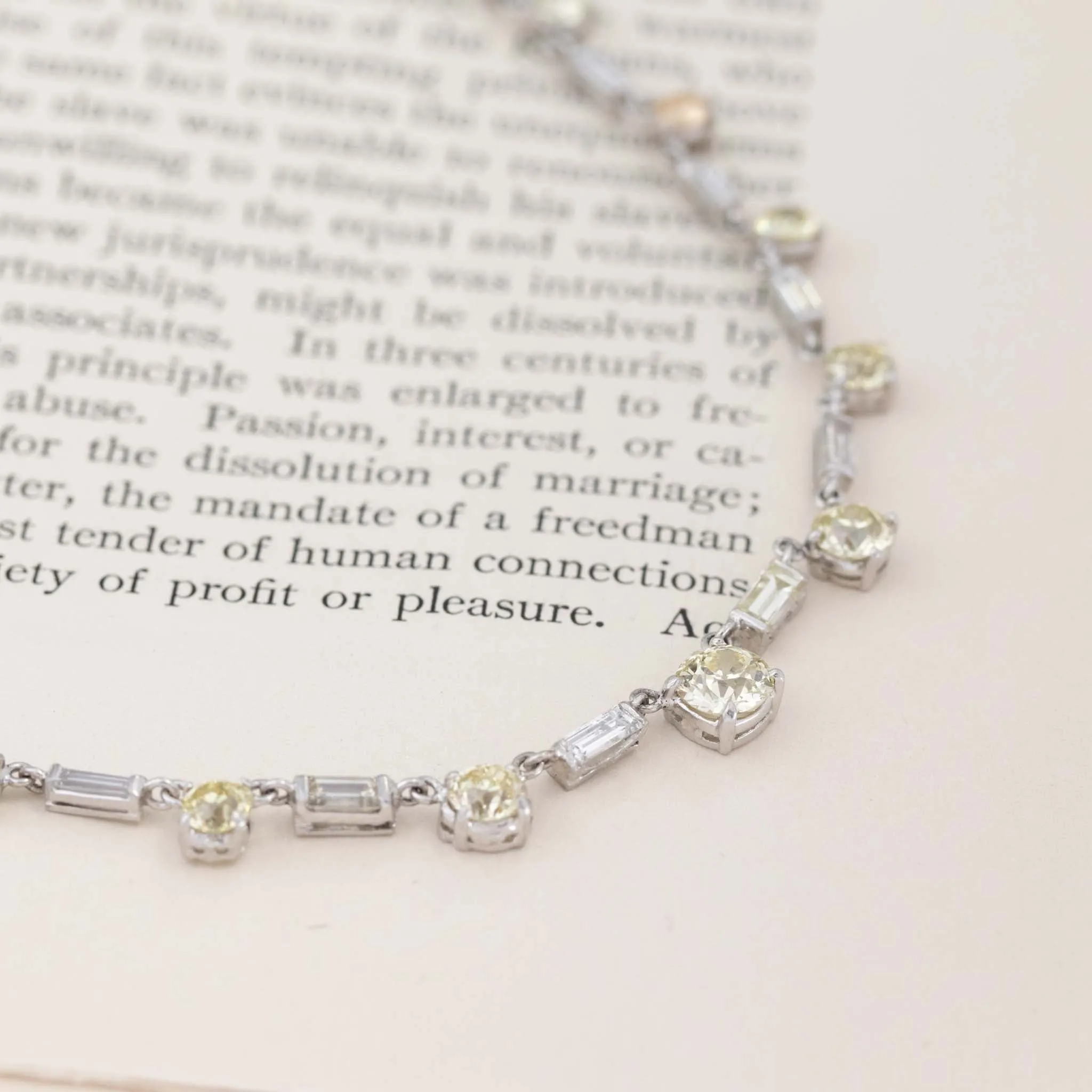 11.15ctw Graduated Mixed Cut Diamond Conversion Necklace