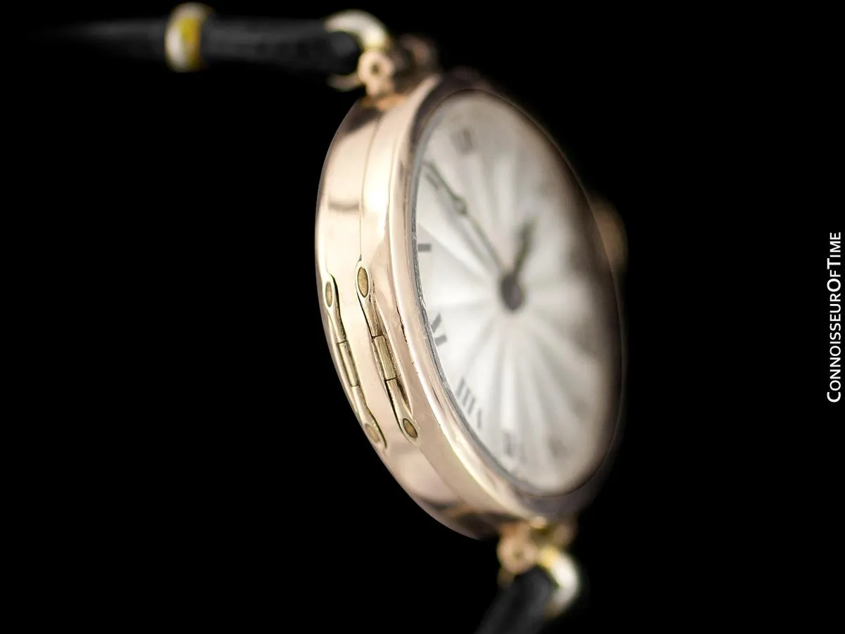 1920's Rolex Ladies Vintage Art Deco Watch - 9K Rose Gold