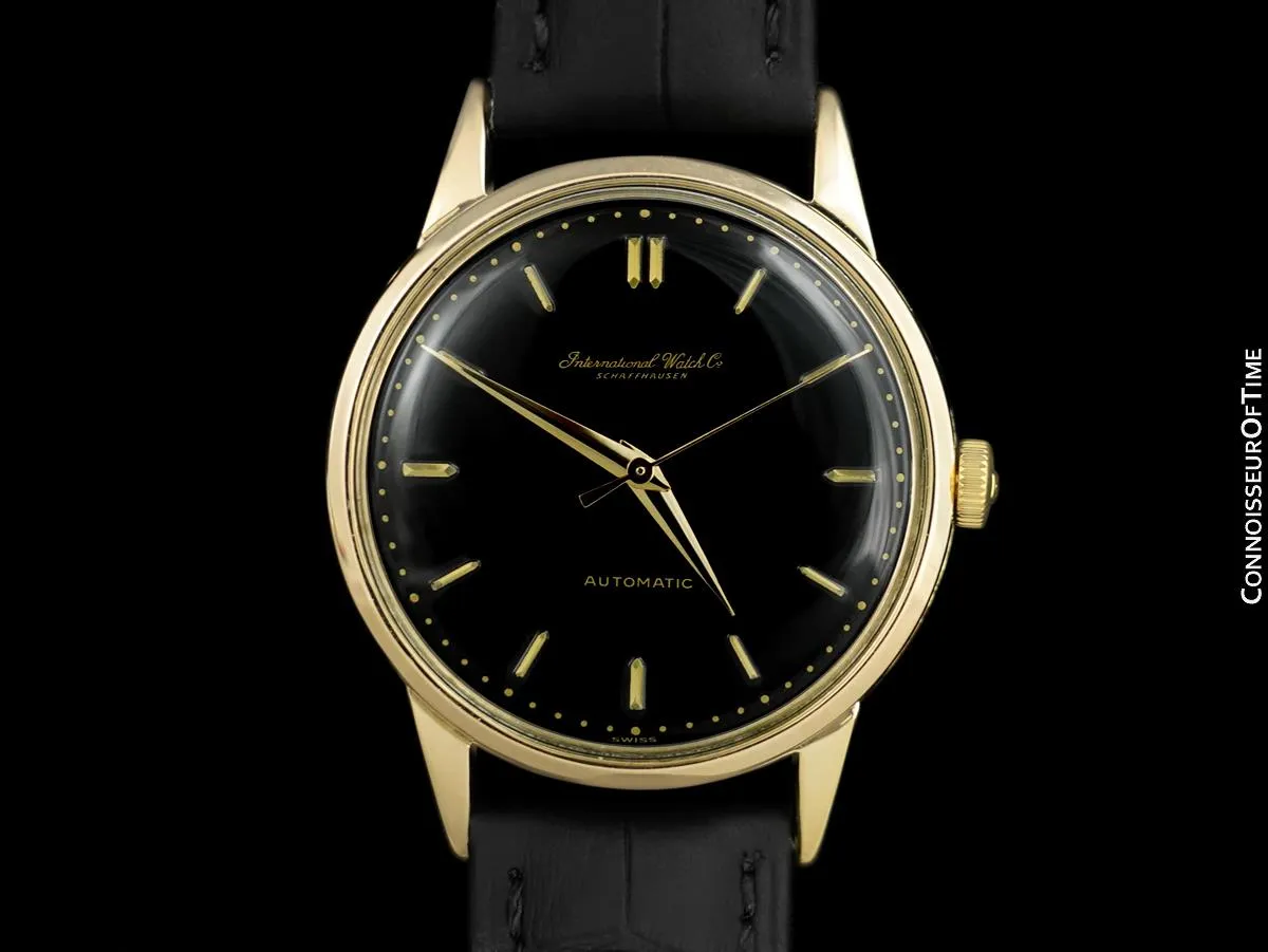 1958 IWC Vintage Mens Full Size Watch, Cal. 852 Automatic - 18K Gold