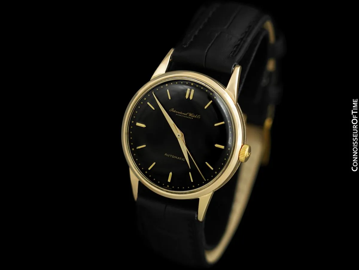 1958 IWC Vintage Mens Full Size Watch, Cal. 852 Automatic - 18K Gold