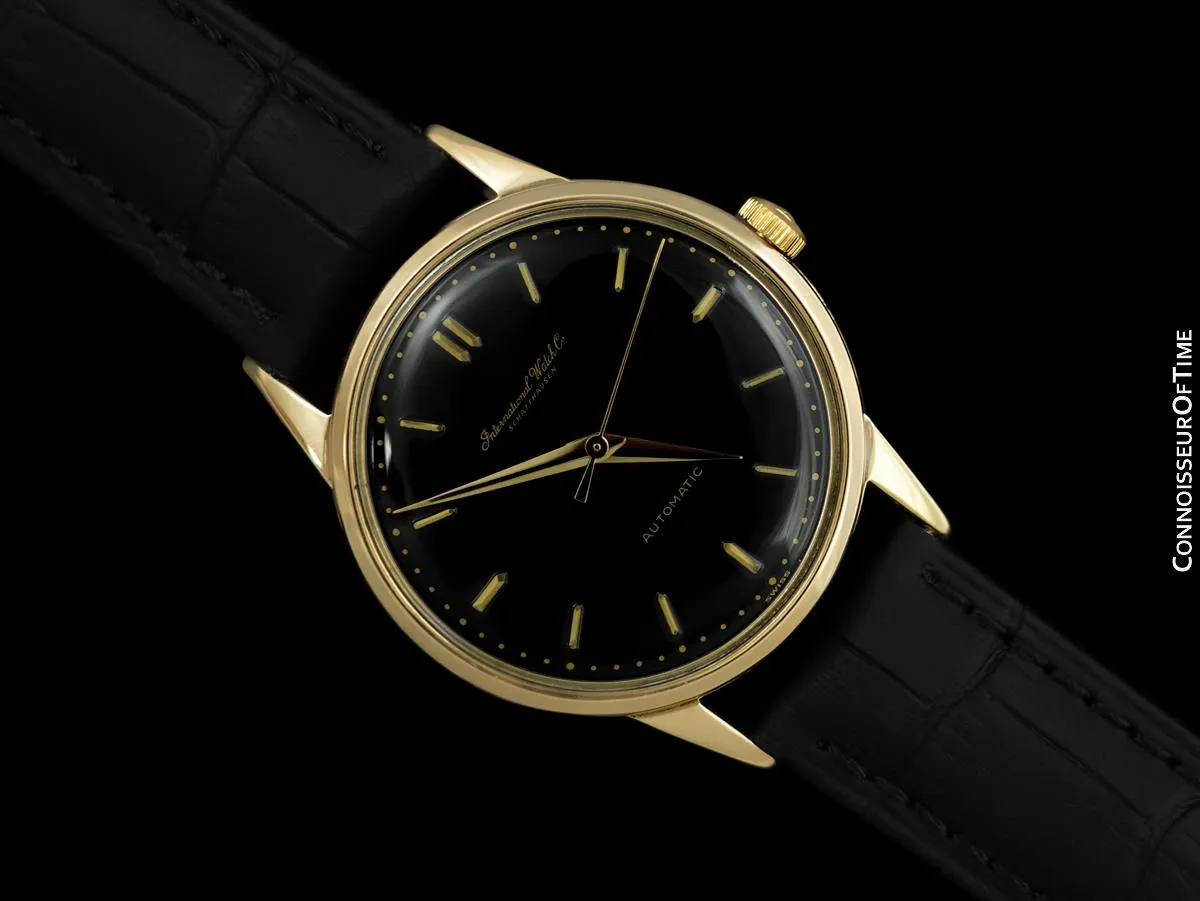 1958 IWC Vintage Mens Full Size Watch, Cal. 852 Automatic - 18K Gold
