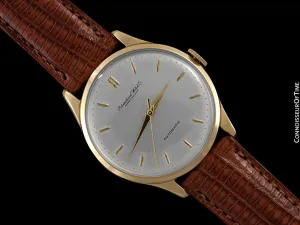 1960 IWC Vintage Mens Full Size Watch, Cal. 853 Automatic - 18K Gold