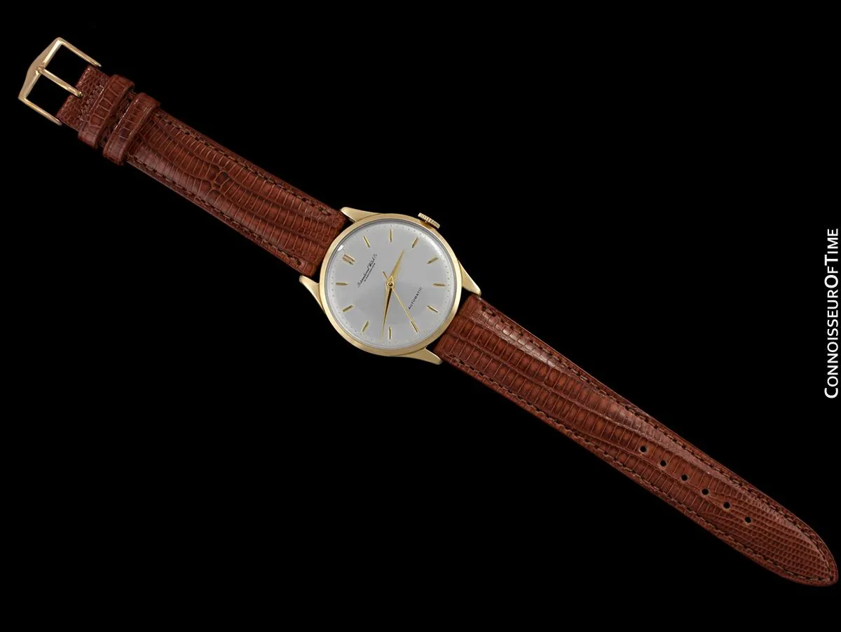 1960 IWC Vintage Mens Full Size Watch, Cal. 853 Automatic - 18K Gold