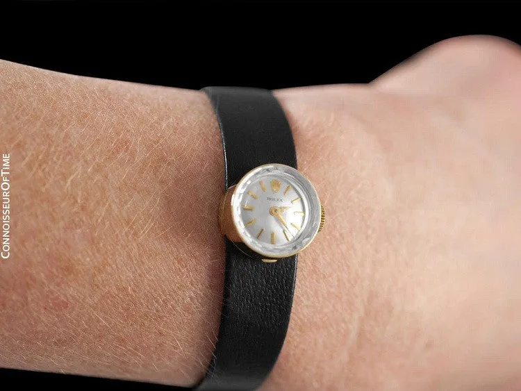1960's Rolex Vintage Ladies Watch, 18K Gold - The Chameleon