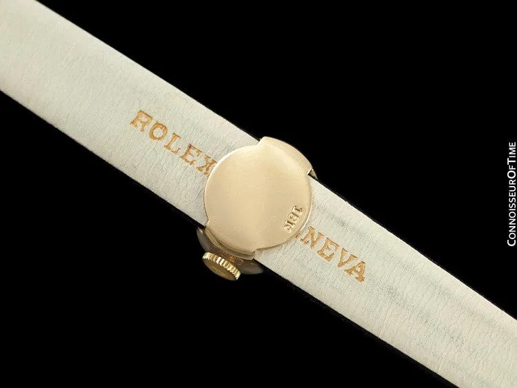 1960's Rolex Vintage Ladies Watch, 18K Gold - The Chameleon