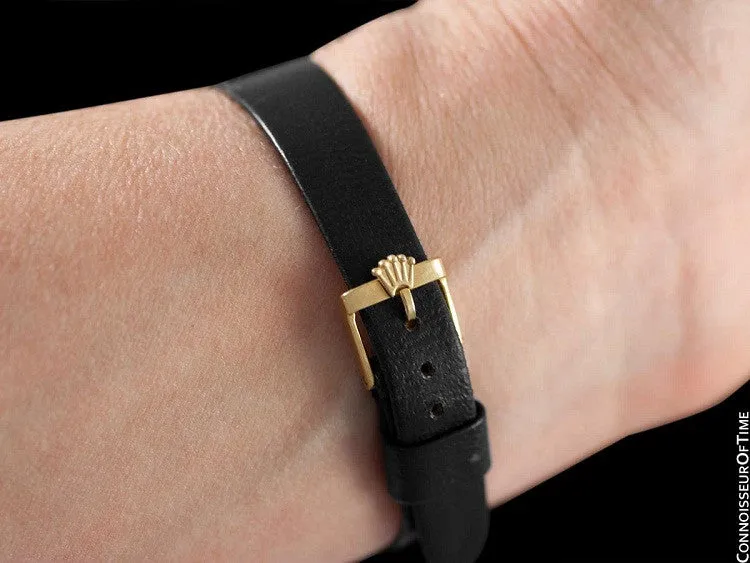 1960's Rolex Vintage Ladies Watch, 18K Gold - The Chameleon