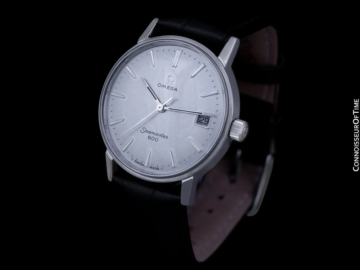 1966 Omega Seamaster 600 Vintage Mens Handwound Watch - Stainless Steel