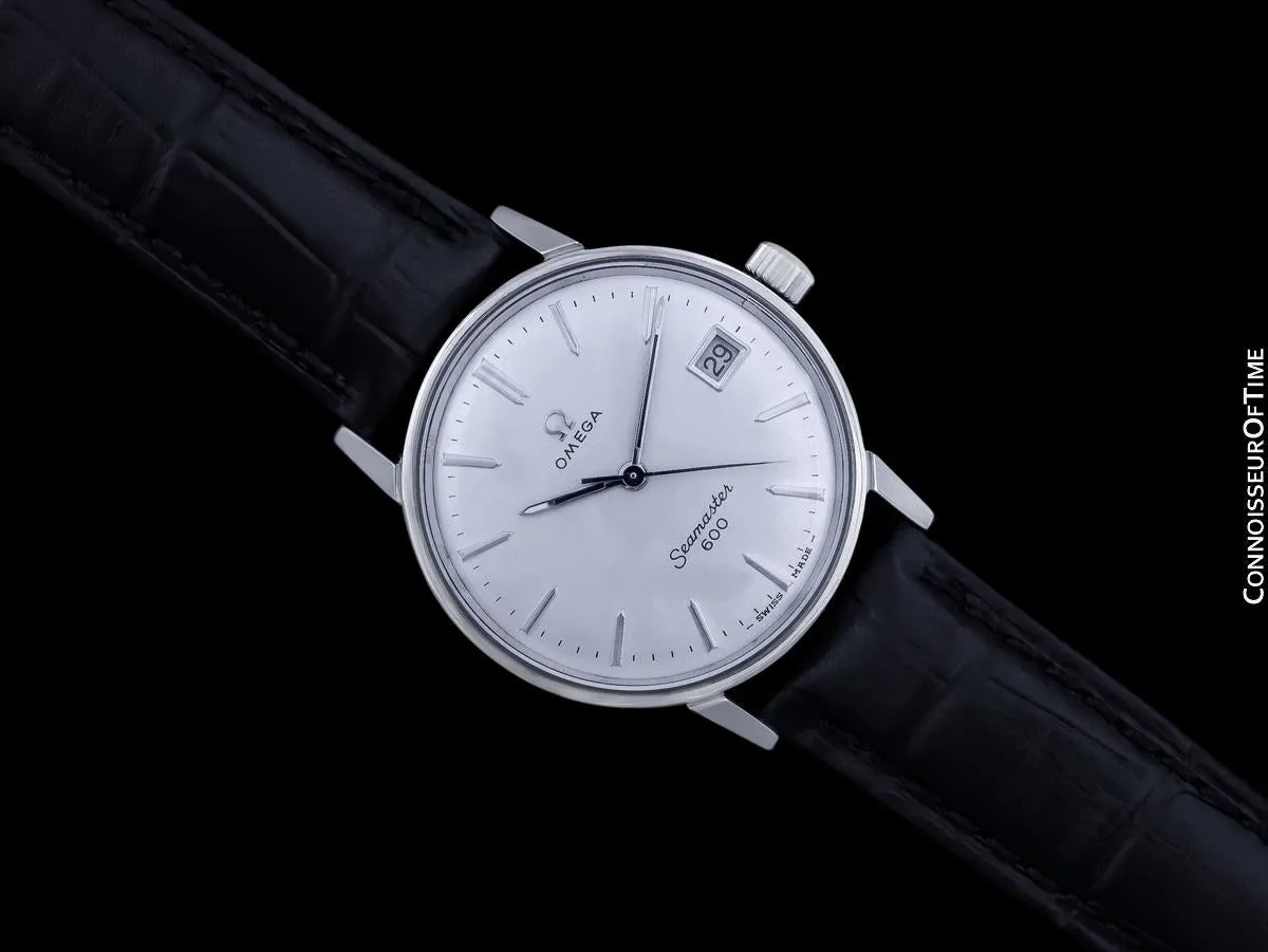 1966 Omega Seamaster 600 Vintage Mens Handwound Watch - Stainless Steel