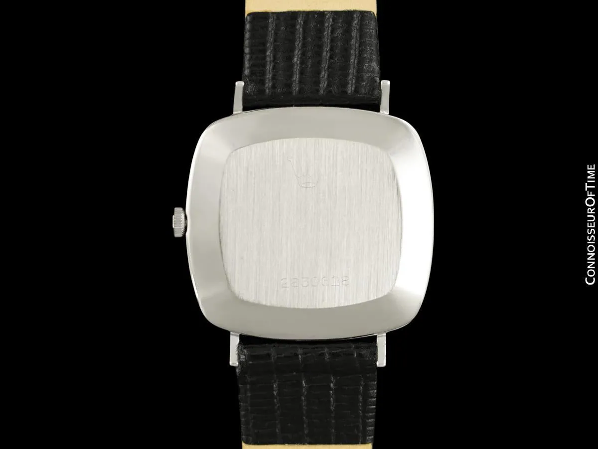 1971 Rolex Cellini Vintage Mens Handwound TV Watch, Ref. 3880 - 18K White Gold