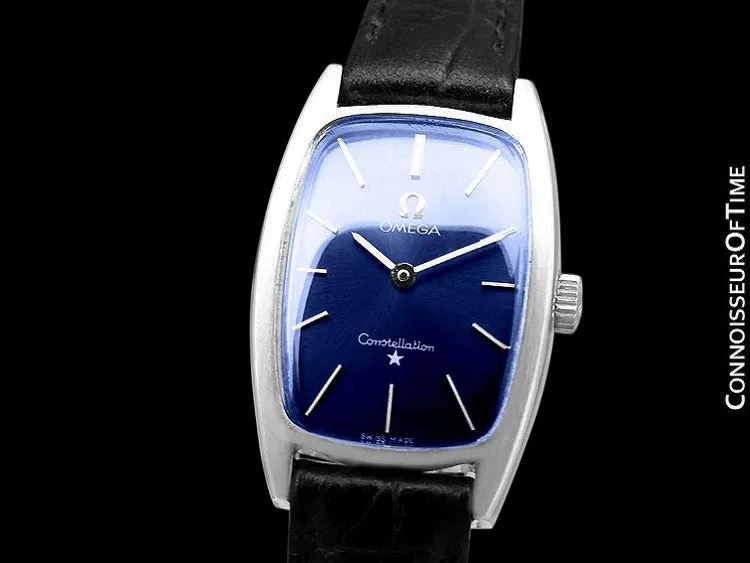 1973 Omega Constellation Chronometer Vintage Ladies Watch - Stainless Steel