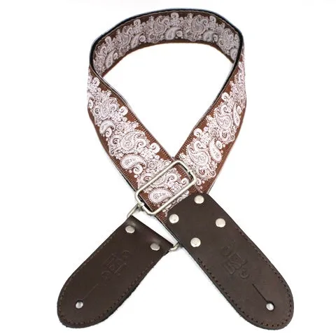 2 INCH JACQUARD WEBBING STRAP PAIS BROWN