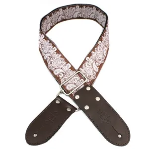 2 INCH JACQUARD WEBBING STRAP PAIS BROWN