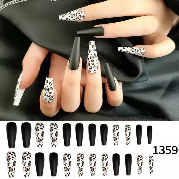 2023 Luxury Shiny Pink High Quality Bulk False Nails