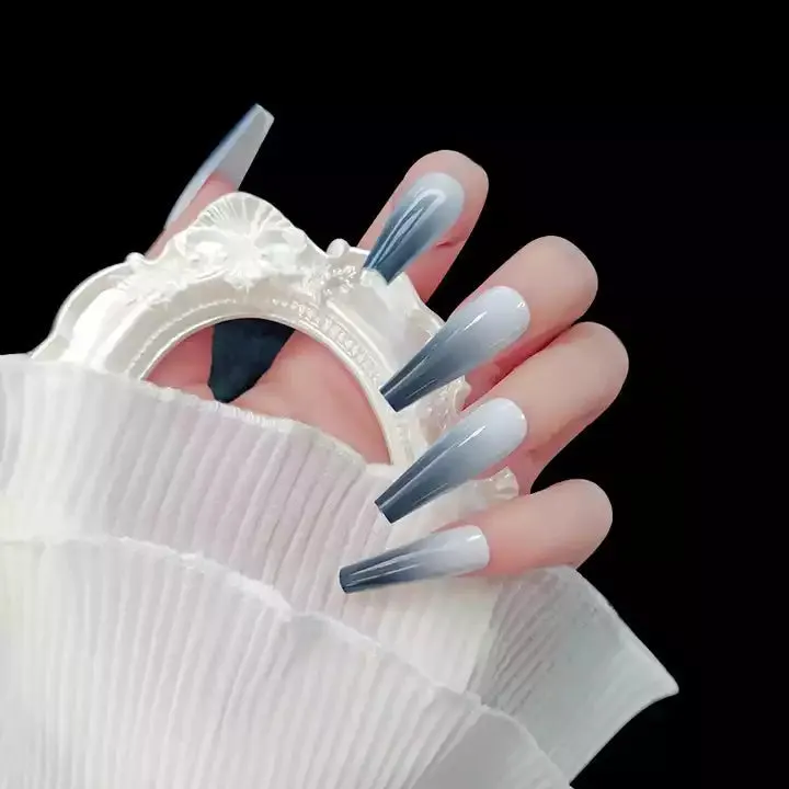 2023 Luxury Shiny Pink High Quality Bulk False Nails