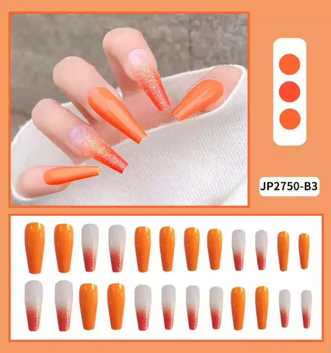 2023 Luxury Shiny Pink High Quality Bulk False Nails