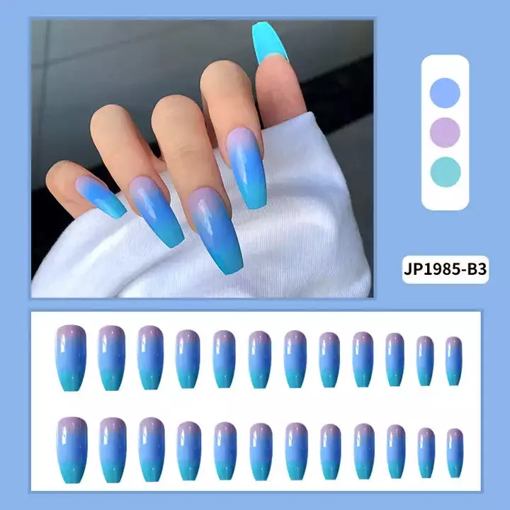 2023 Luxury Shiny Pink High Quality Bulk False Nails