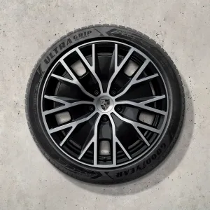 20" Taycan II "Turbo S Aero Design" Winter Set - Black