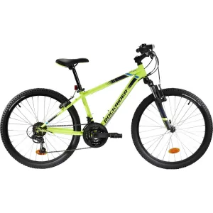 24 INCH KIDS MOUNTAIN BIKE ROCKRIDER ST 500 9-12 YEARS OLD - BLACK
