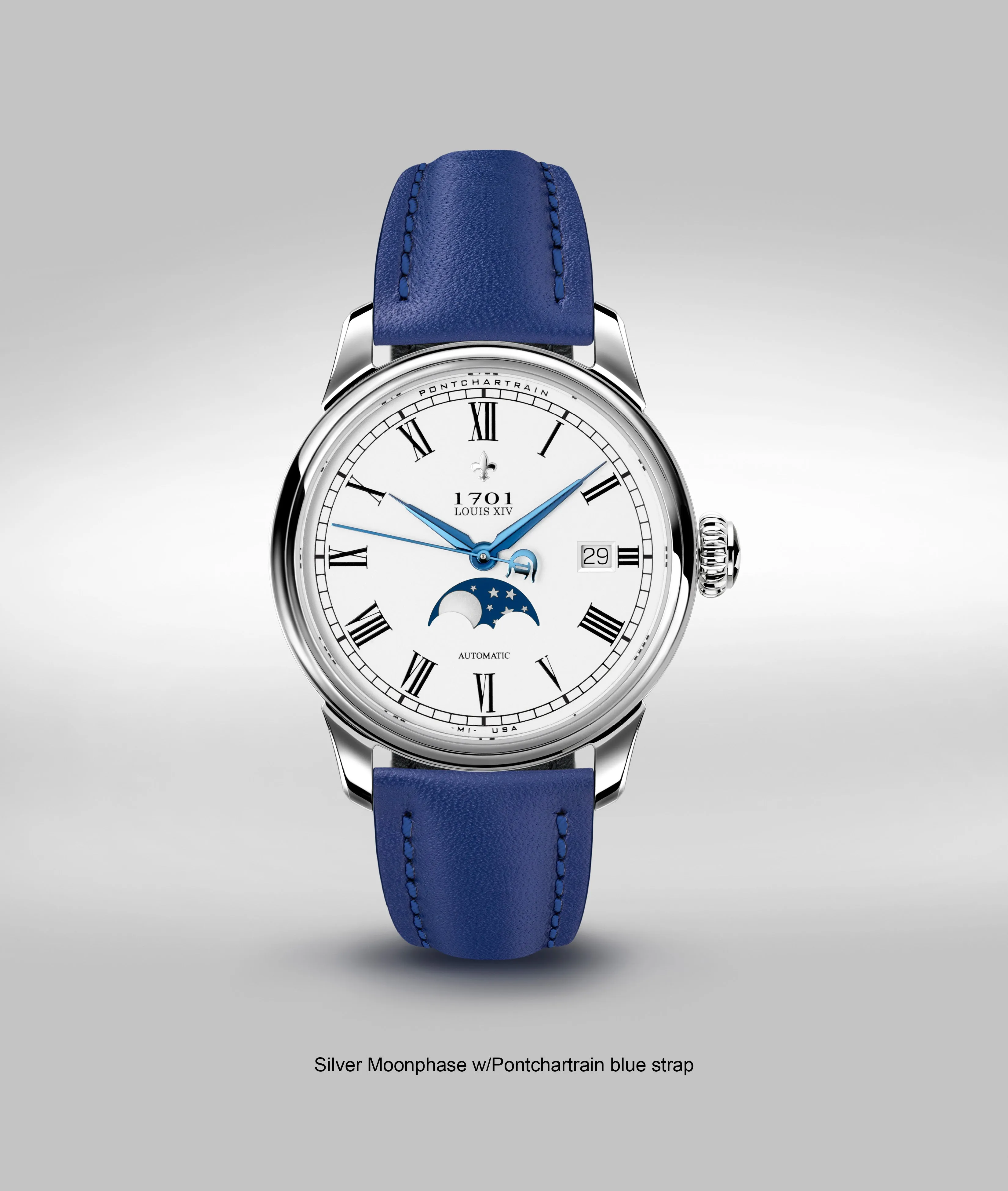 39mm Pontchartrain Louis XIV Moonphase Exhibition