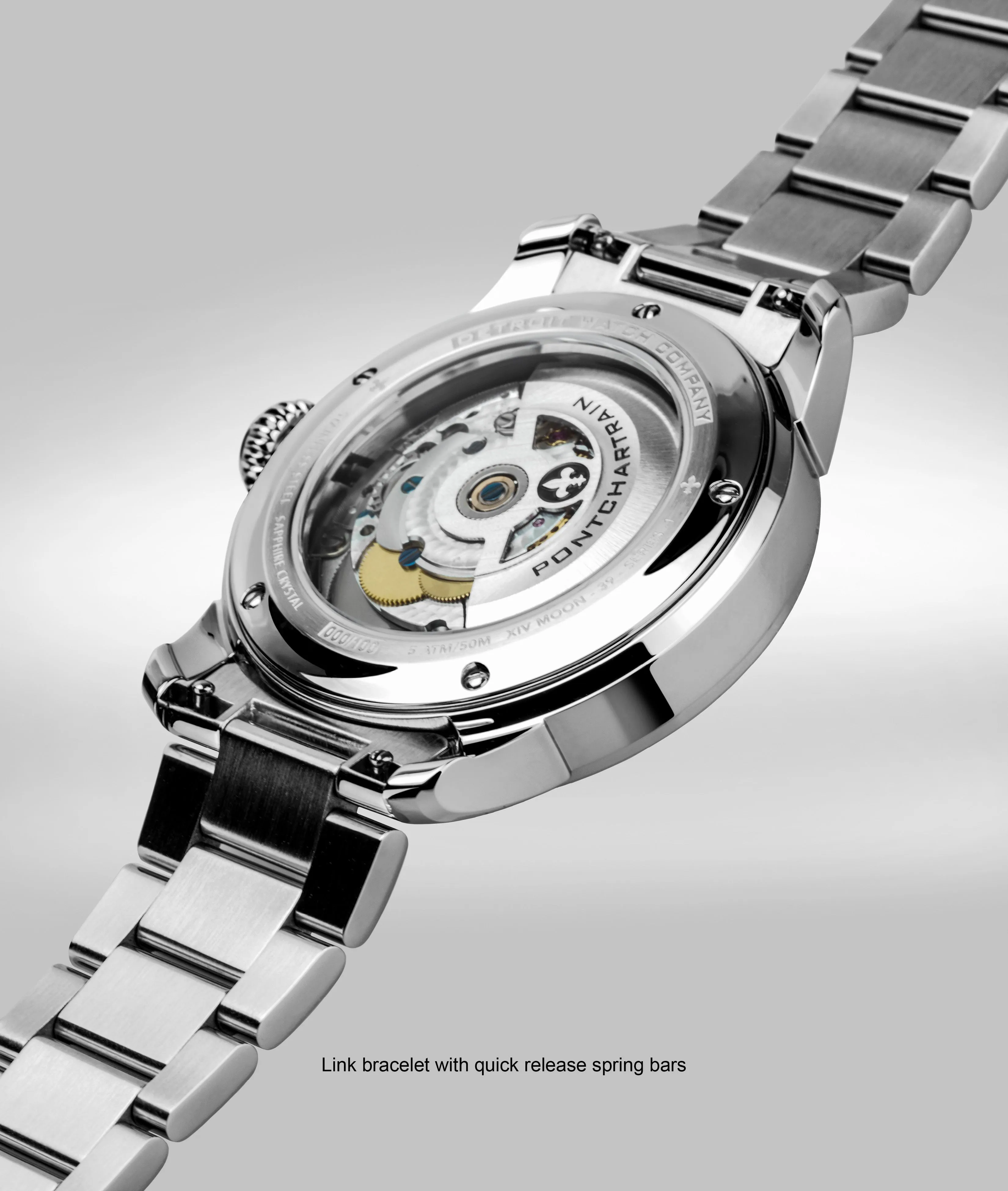 39mm Pontchartrain Louis XIV Moonphase Exhibition