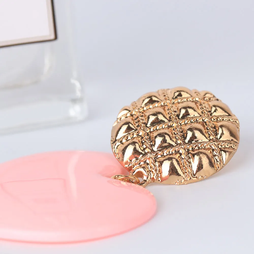 5 Pairs Lot Loving Heart Earrings Gold Plated Wholesale Women Fashion Jewelry