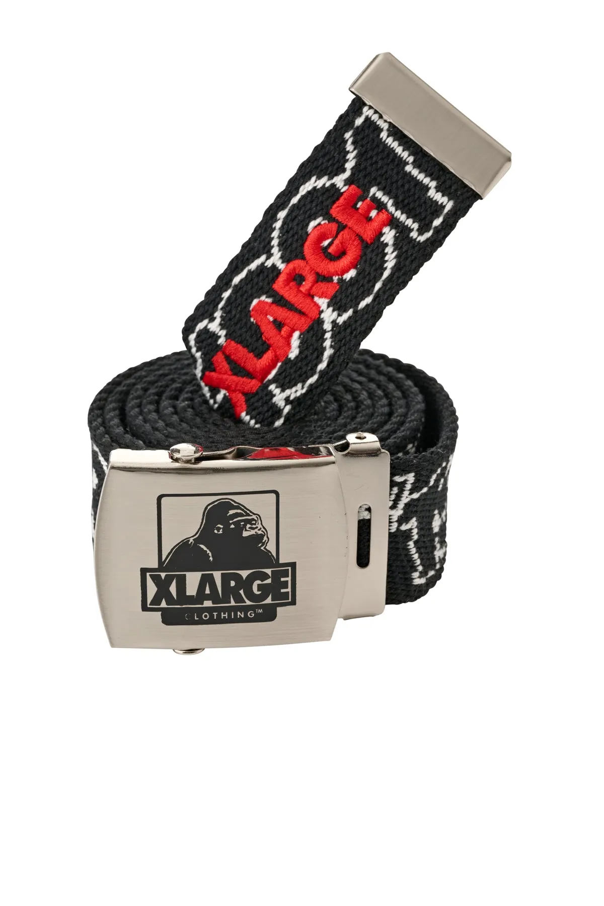 91 WEB BELT  - BLACK / WHITE