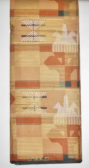 African Fabric 6 Yards Style De Woodin Wax Print Fabric Vlisco Classic