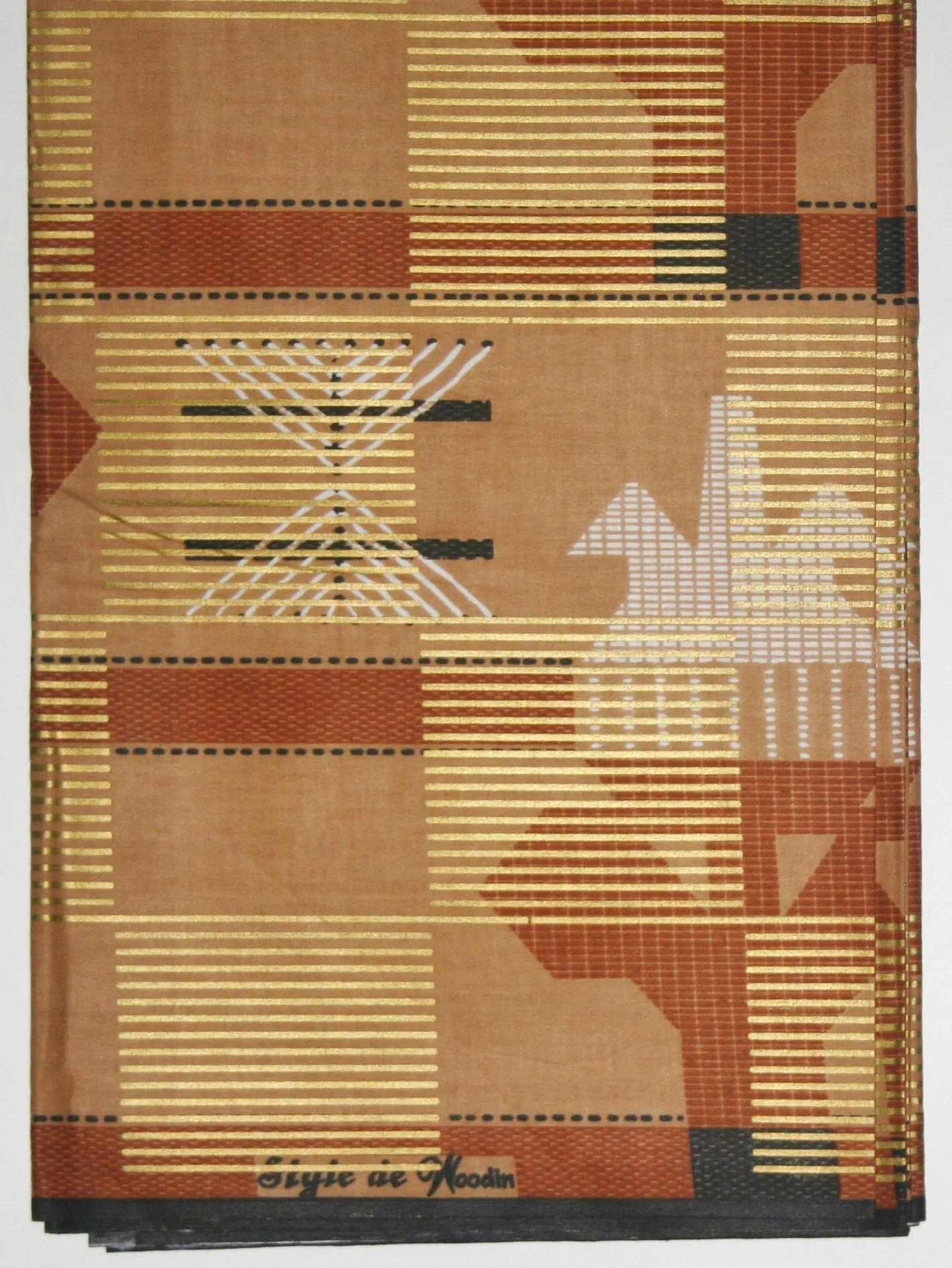 African Fabric 6 Yards Style De Woodin Wax Print Fabric Vlisco Classic