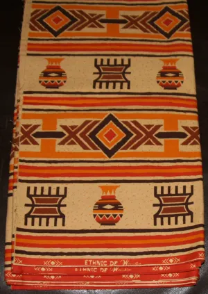 African Fabric 6 Yards Vintage Ethnic de Woodin Vlisco Classic