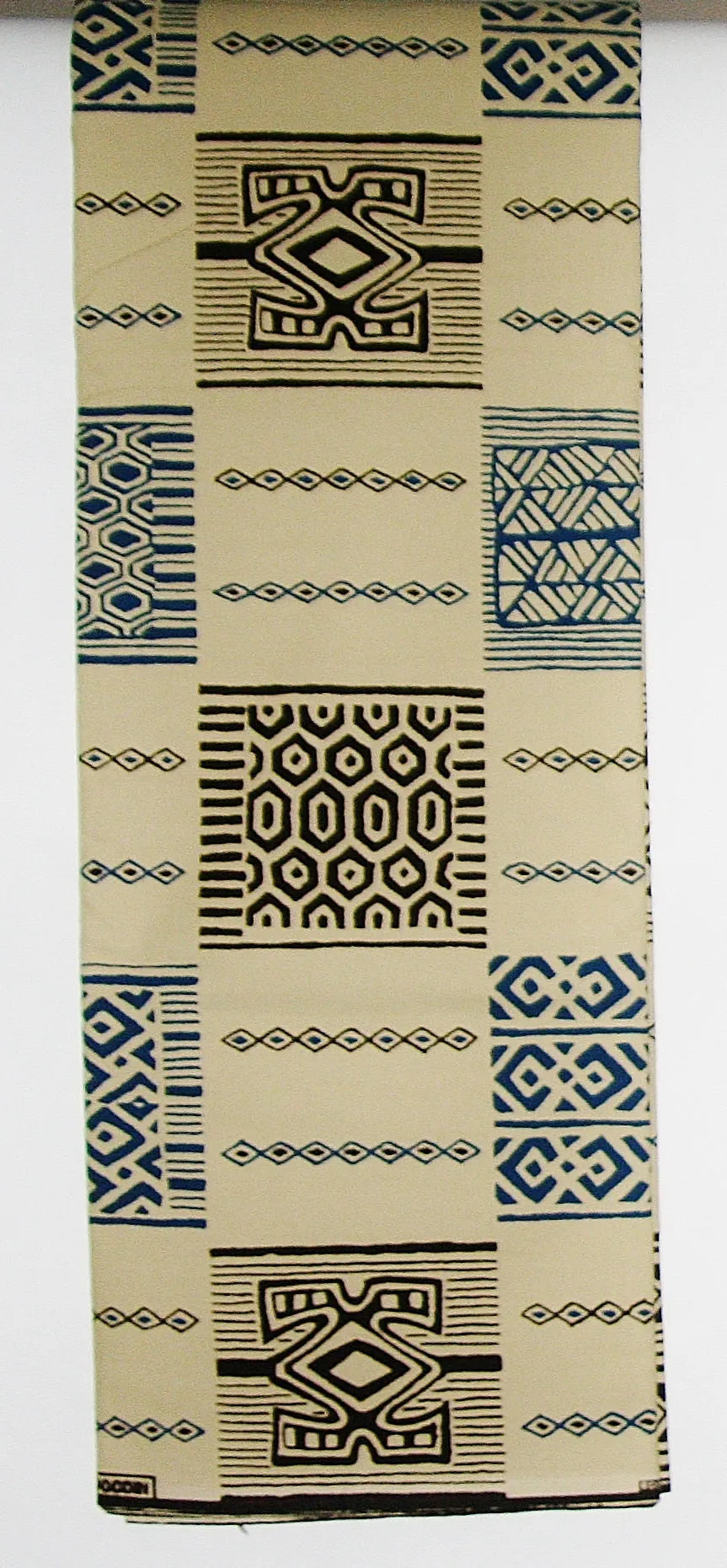 African Fabric 6 Yards Vlisco Classic Couleurs de Woodin Geometric