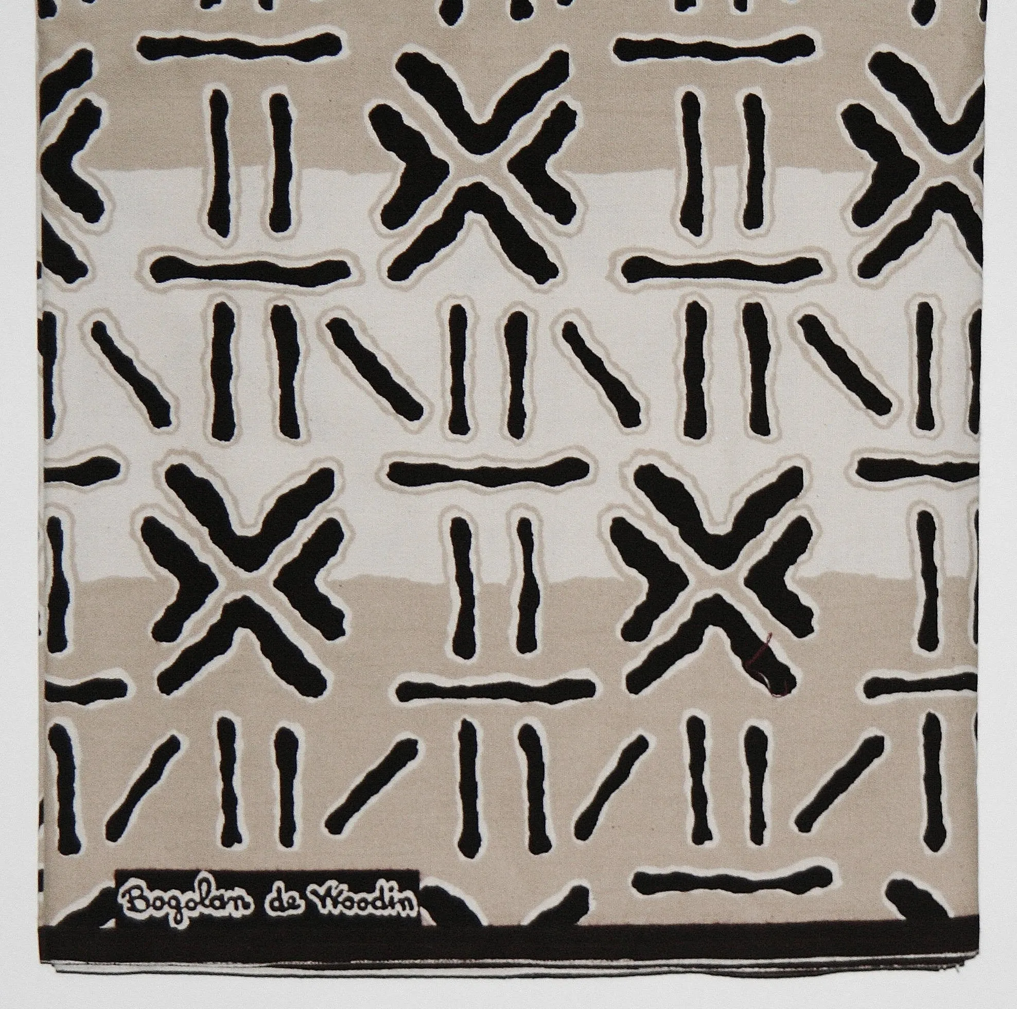 African Fabric Bogolon de Woodin 6 Yards Classic Vlisco/Mudcloth Design