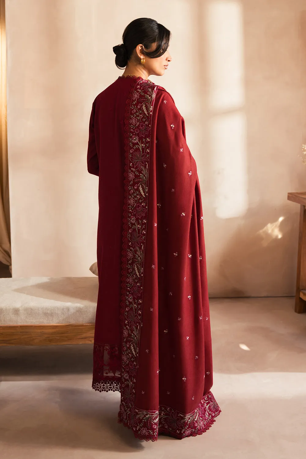 AFROZEH | ELARA LUXURY PRET | GARNET