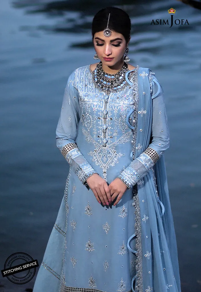 AJSL-13 | Asim Jofa Shehr-e-Yaar Luxury Lawn Collection 2022 | Unstitched Embroidered Lawn Suits