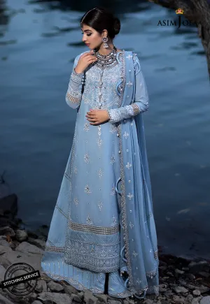 AJSL-13 | Asim Jofa Shehr-e-Yaar Luxury Lawn Collection 2022 | Unstitched Embroidered Lawn Suits