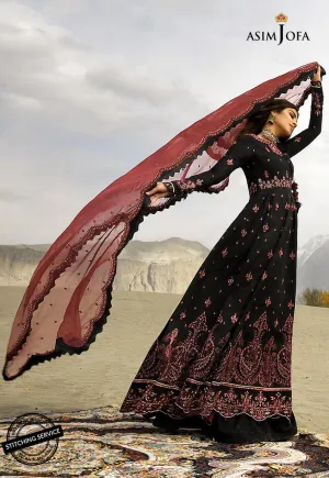 AJSL-14 | Asim Jofa Shehr-e-Yaar Luxury Lawn Collection 2022 | Unstitched Embroidered Lawn Suits