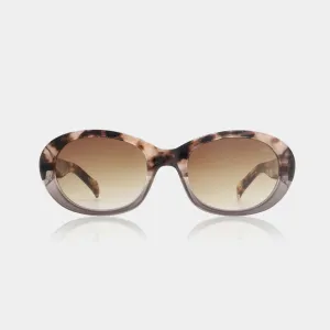 A.Kjaerbede Anma Coquina Grey Transparent Sunglasses