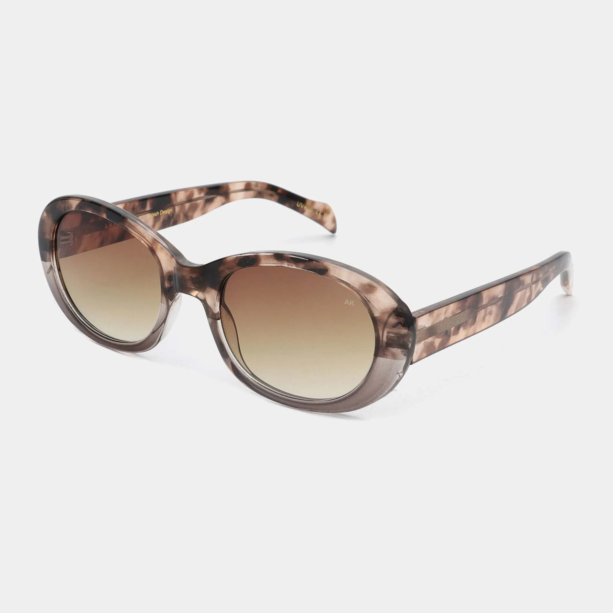 A.Kjaerbede Anma Coquina Grey Transparent Sunglasses