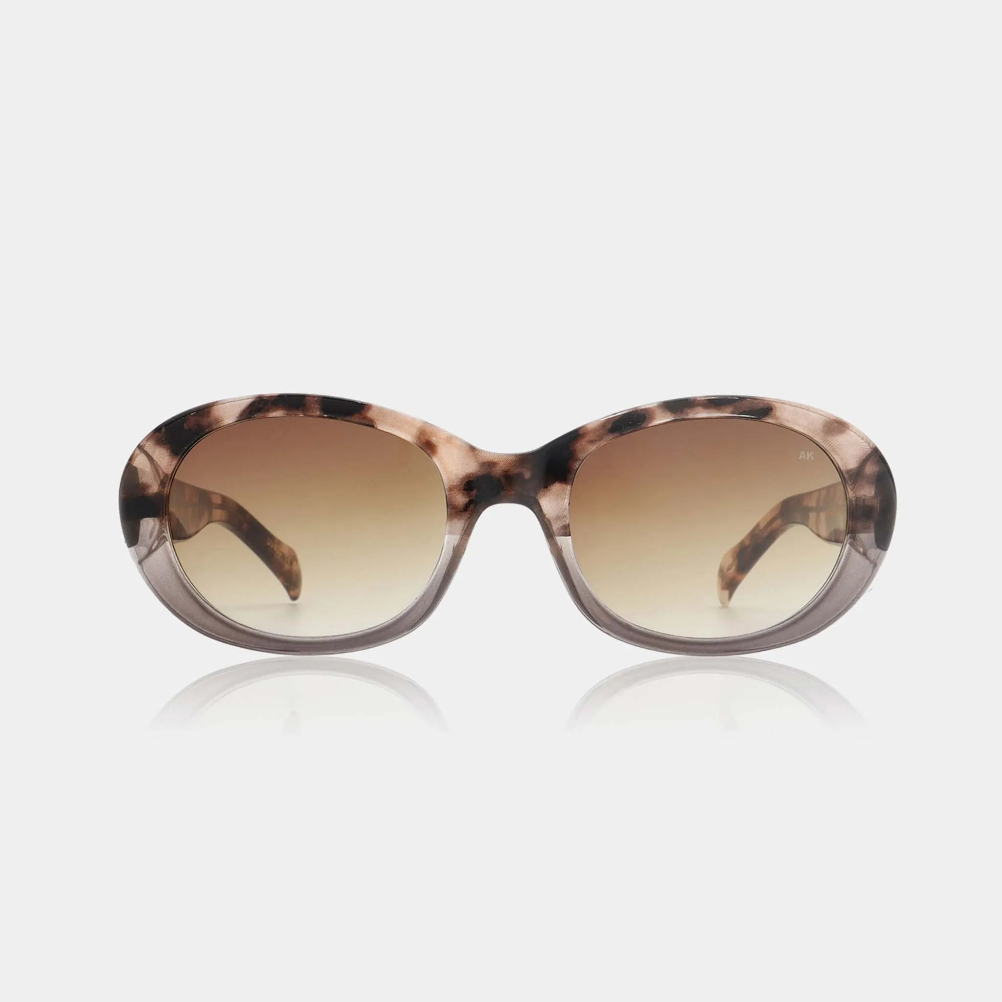 A.Kjaerbede Anma Coquina Grey Transparent Sunglasses