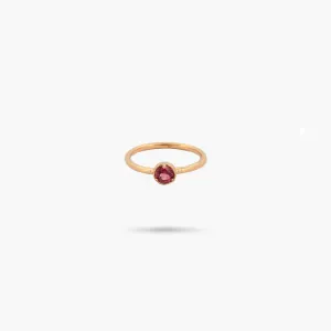 Amare Wear Garnet Solitaire Ring- Jan Birthstone