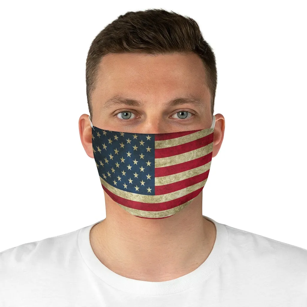 American Flag Printed Fabric Fashion Face Mask Patriotic