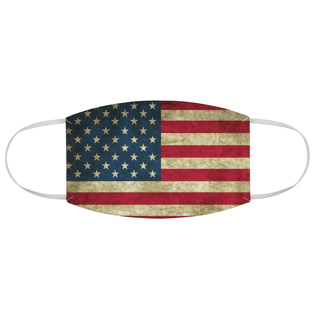 American Flag Printed Fabric Fashion Face Mask Patriotic