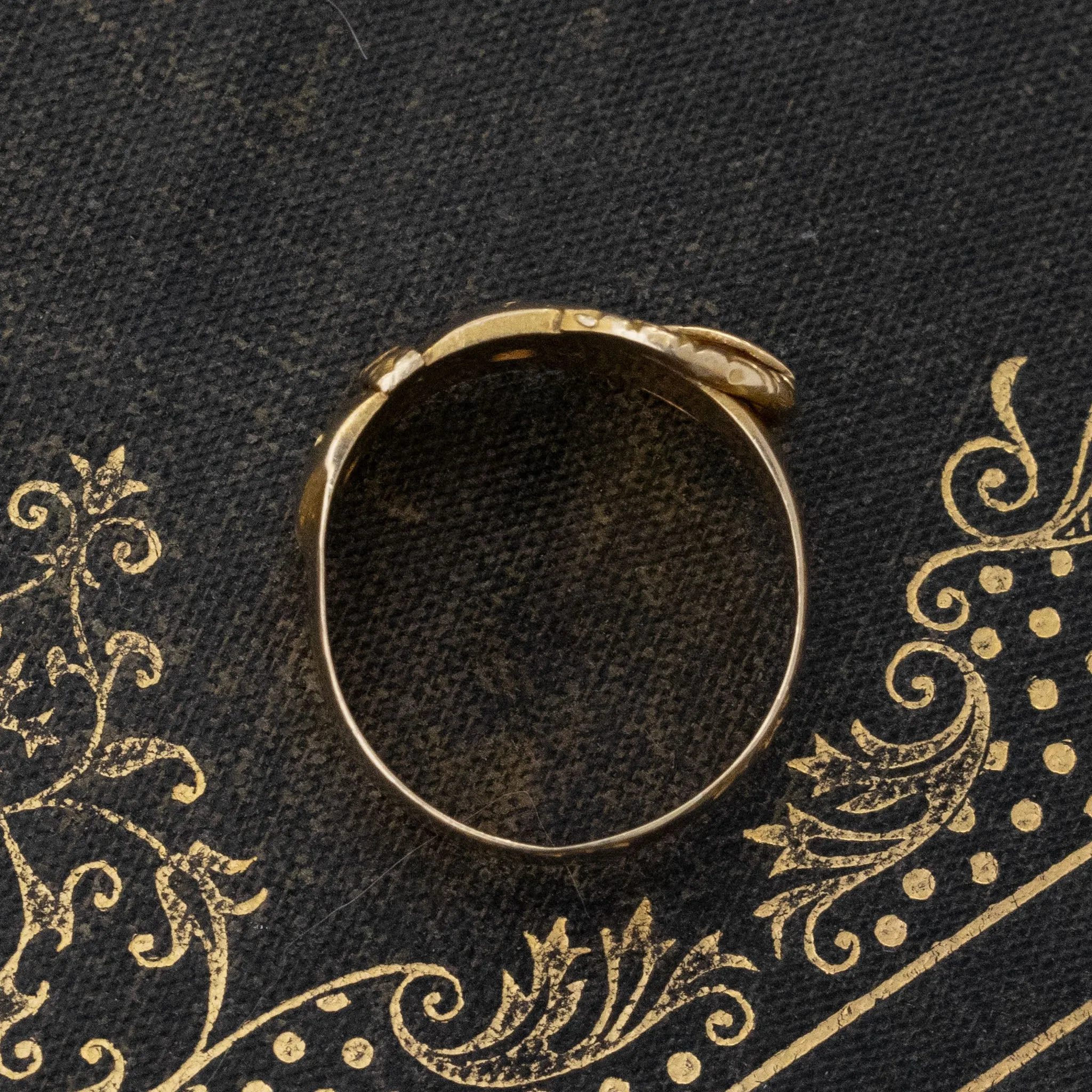 Antique English Diamond Star Buckle Band