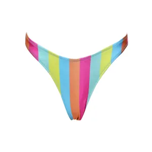 APOLLO BIKINI BOTTOM - CANDY STRIPE