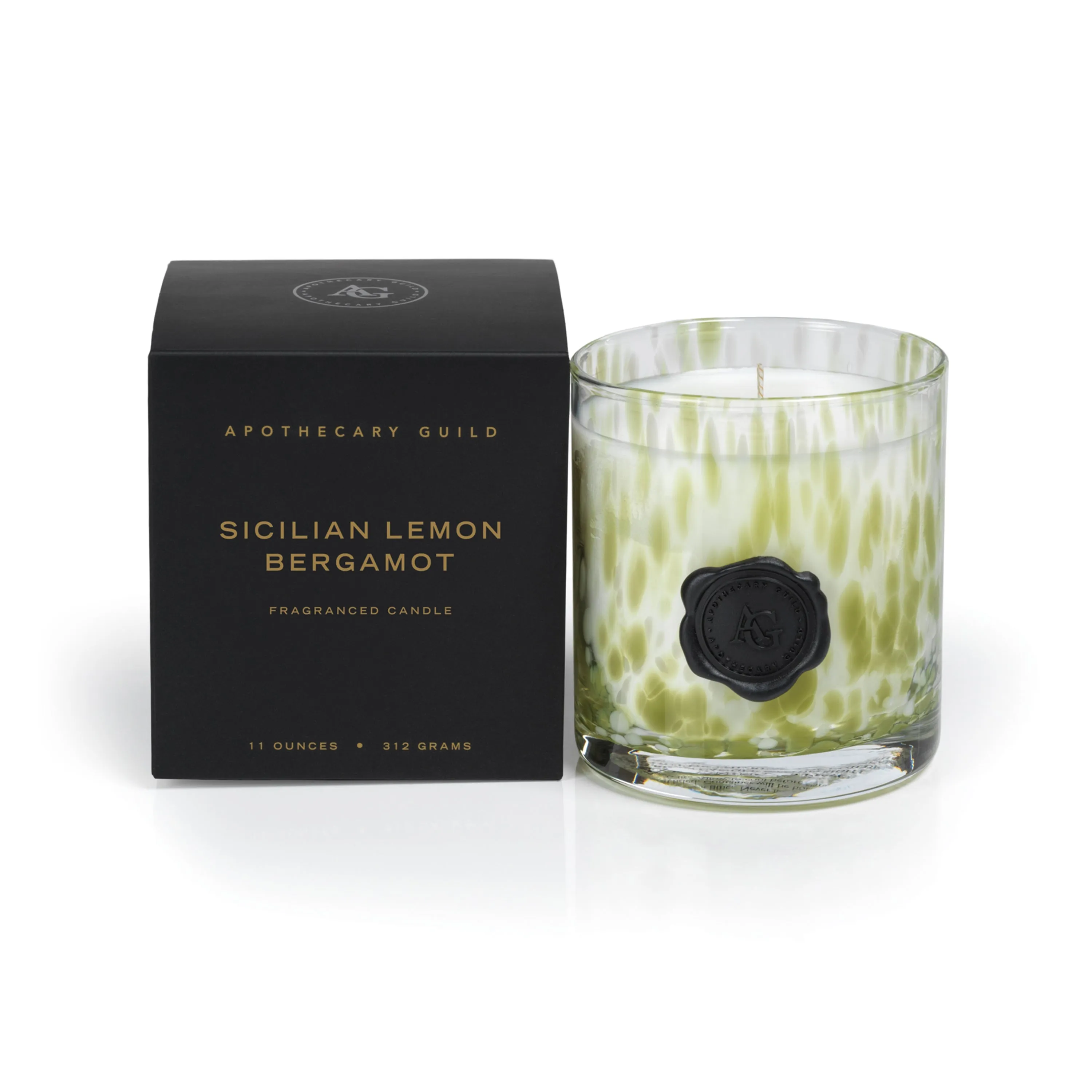 Apothecary Guild Opal 1 Wick Glass Fragranced Candle Jar