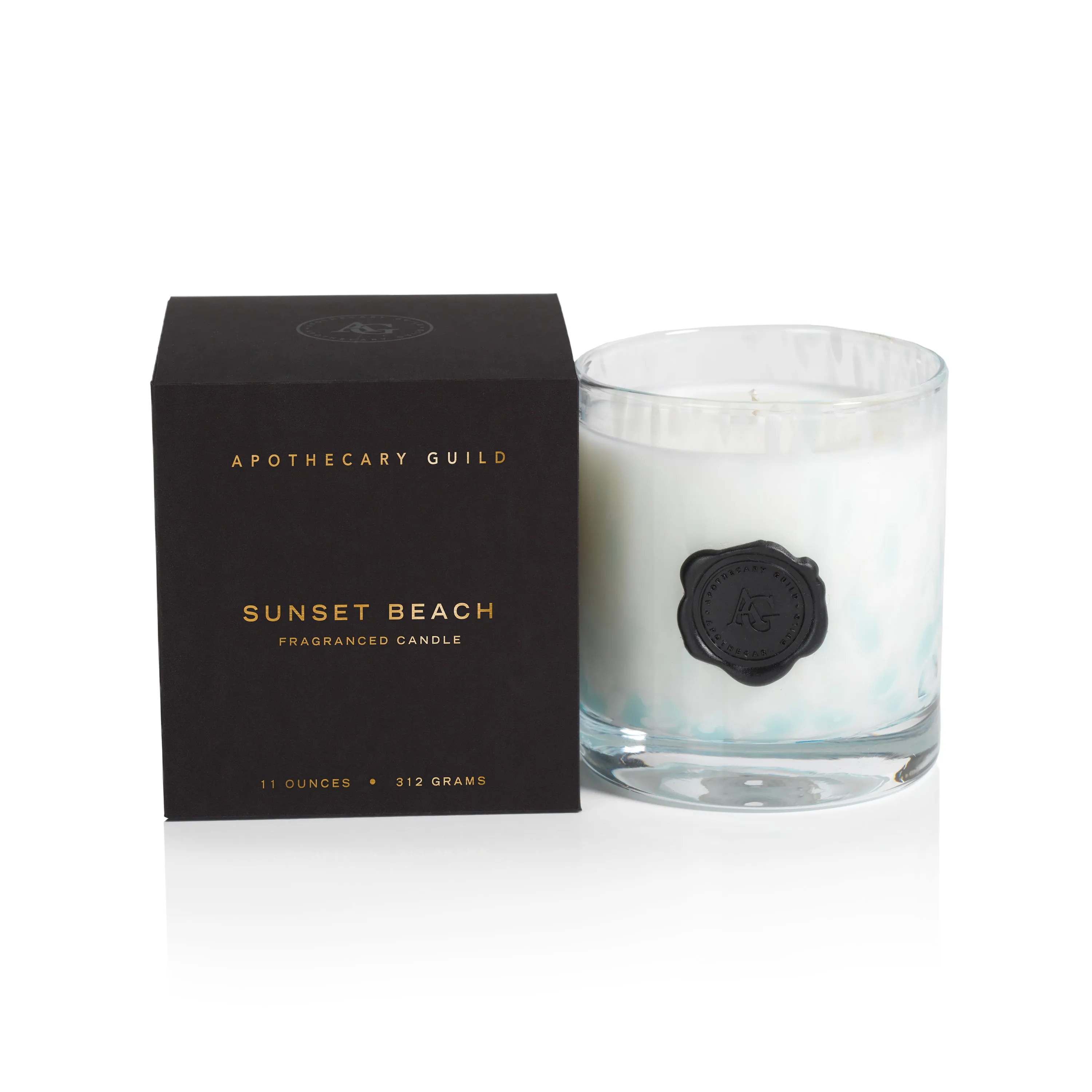 Apothecary Guild Opal 1 Wick Glass Fragranced Candle Jar