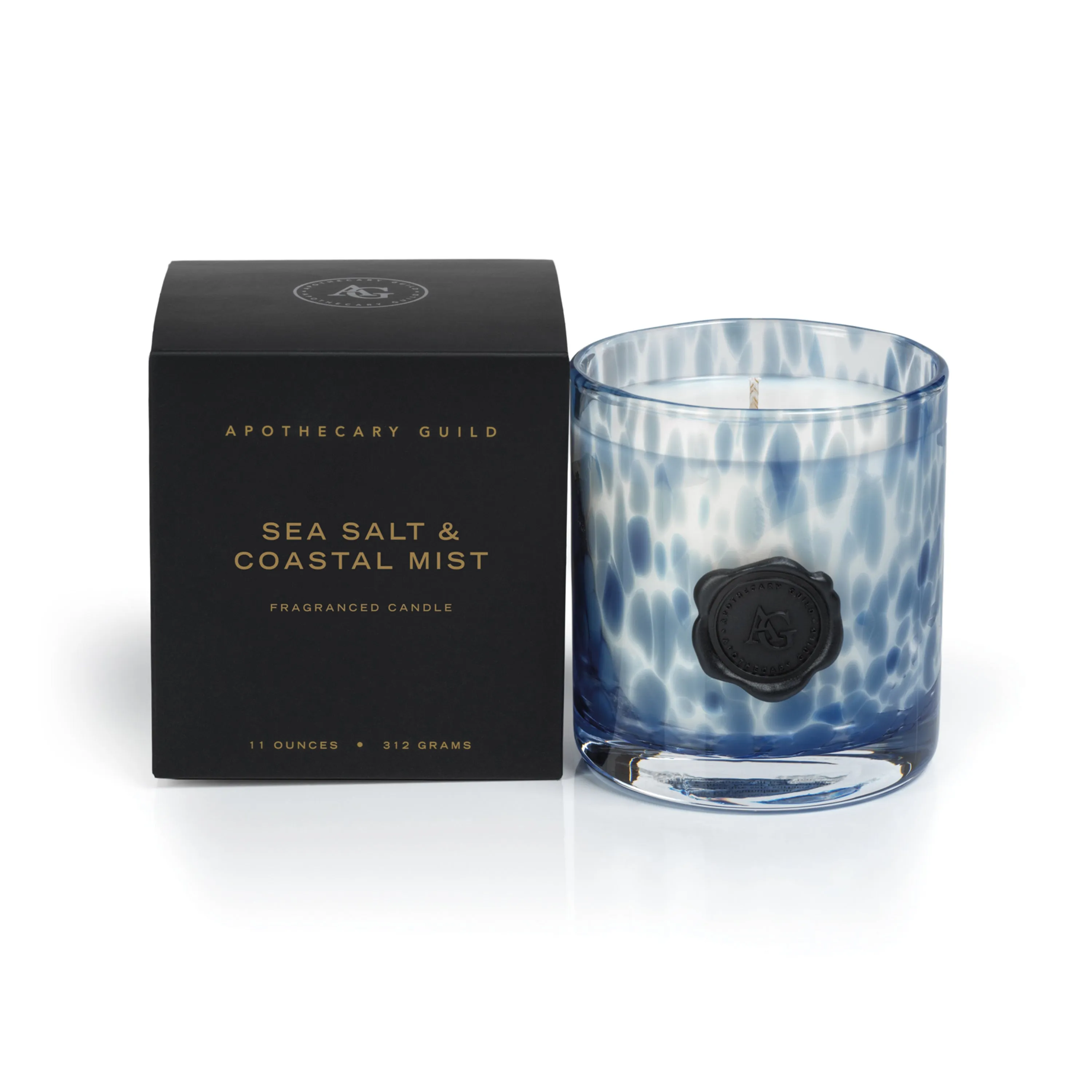Apothecary Guild Opal 1 Wick Glass Fragranced Candle Jar