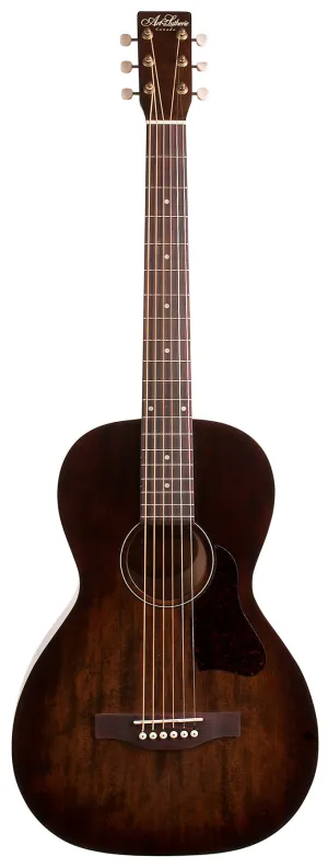 Art & Lutherie 042395 Roadhouse Bourbon Burst A/E Parlor Acoustic Electric Guitar MADE In CANADA