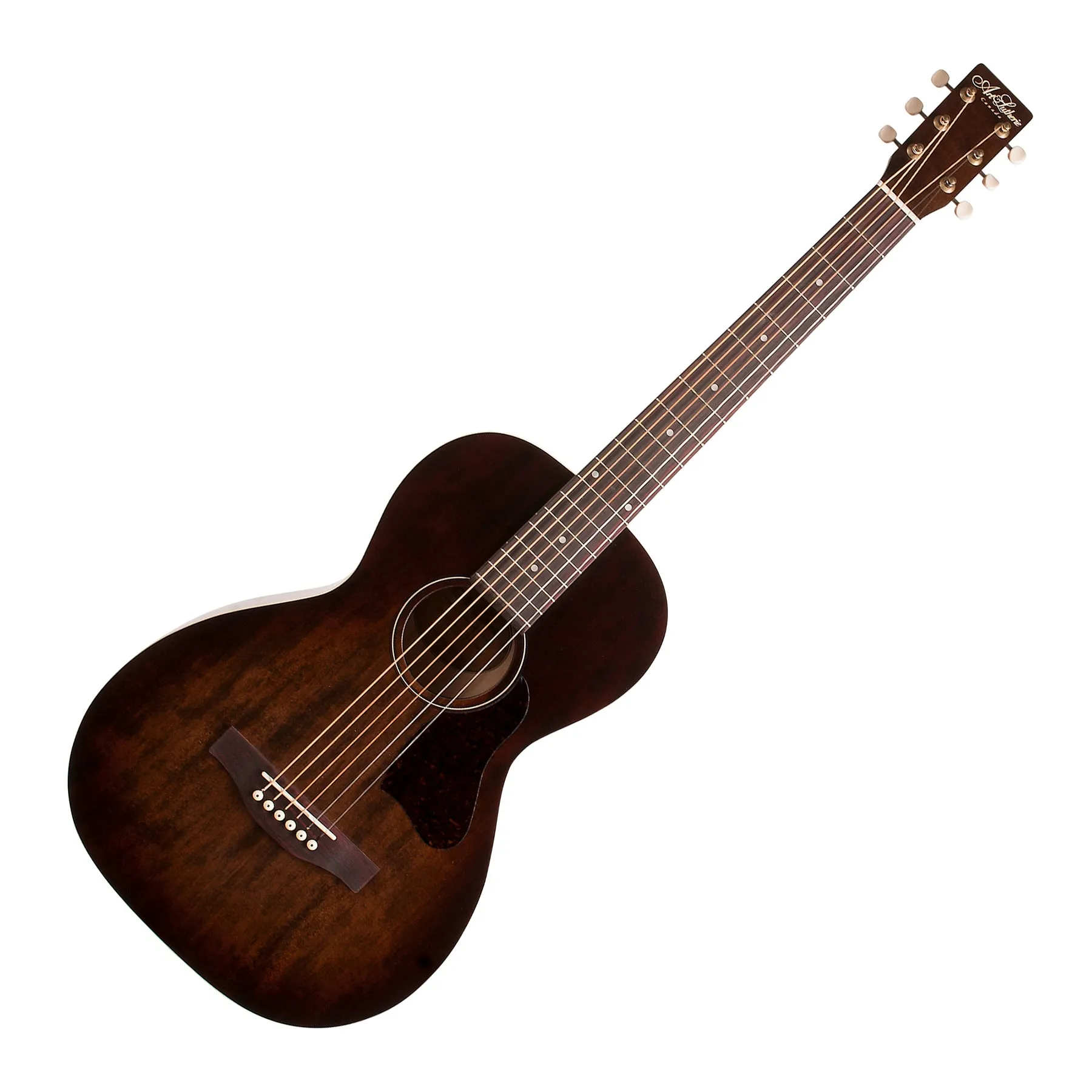 Art & Lutherie 042395 Roadhouse Bourbon Burst A/E Parlor Acoustic Electric Guitar MADE In CANADA