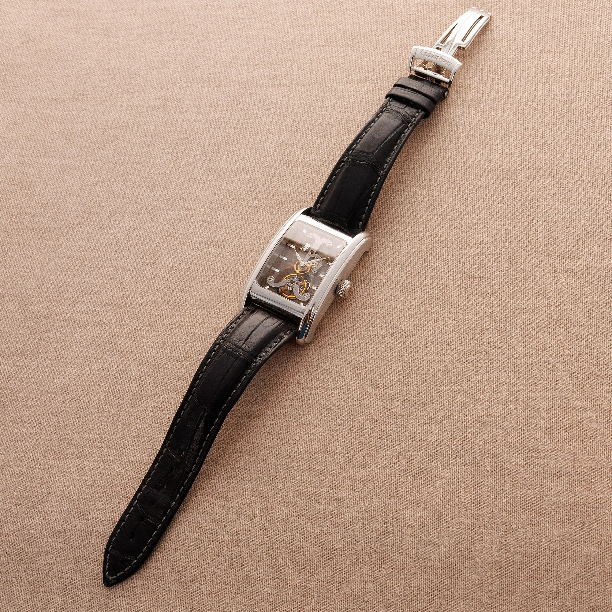Audemars Piguet Platinum Edward Piguet Tourbillon Skeleton Watch Ref. 25924
