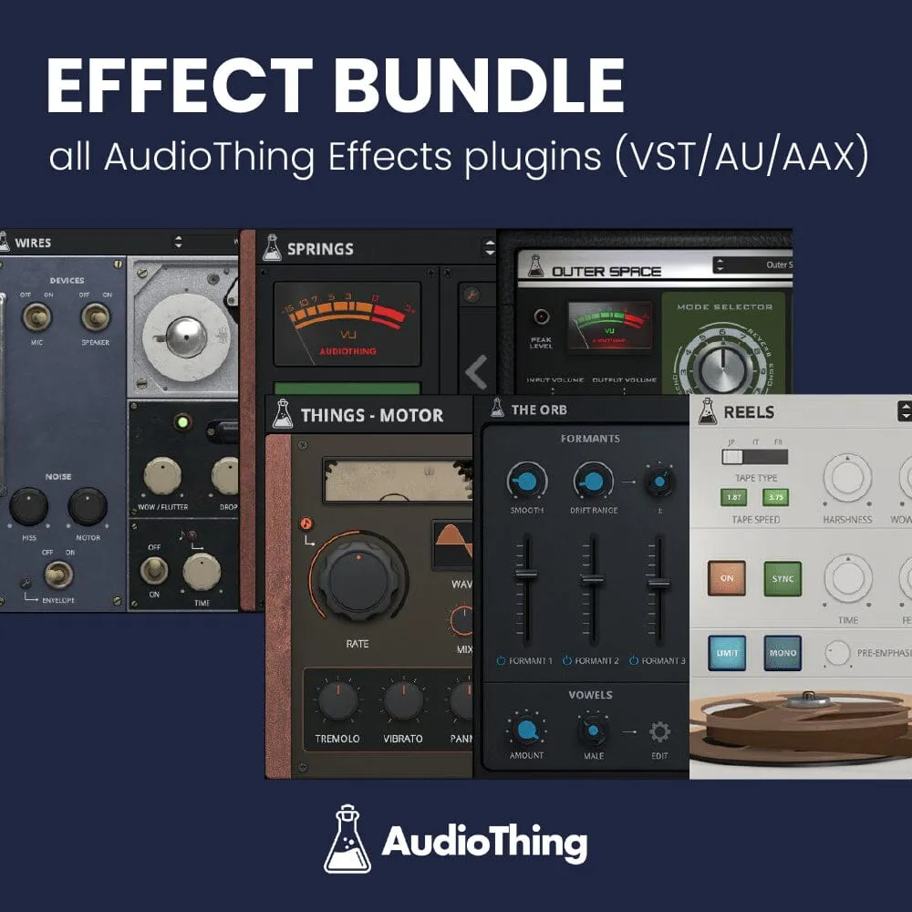 AudioThing Effect Bundle - all Effects plugins (VST/AU/AAX)